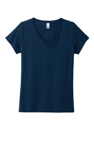 District Women's The Concert Tee V-Neck (New Navy)