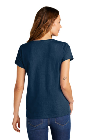 District Women's The Concert Tee V-Neck (New Navy)