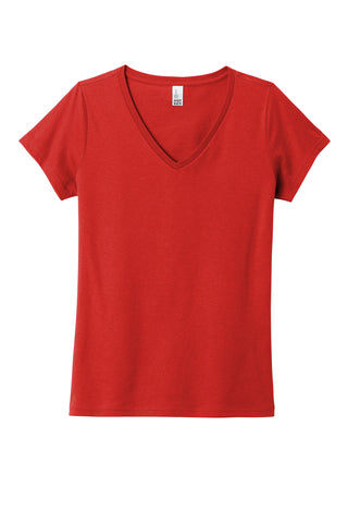 District Women's The Concert Tee V-Neck (New Red)