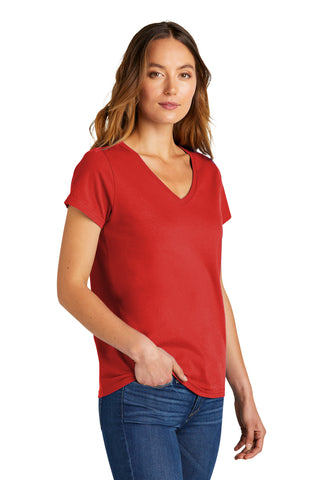 District Women's The Concert Tee V-Neck (New Red)