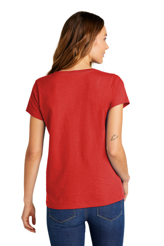 District Women's The Concert Tee V-Neck (New Red)