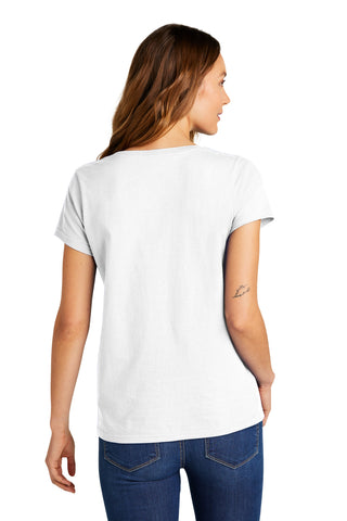 District Women's The Concert Tee V-Neck (White)