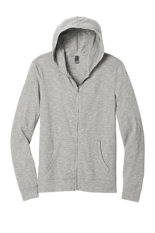 District Medal Full-Zip Hoodie (Light Grey)