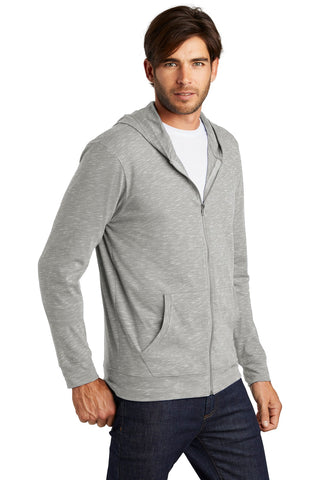 District Medal Full-Zip Hoodie (Light Grey)