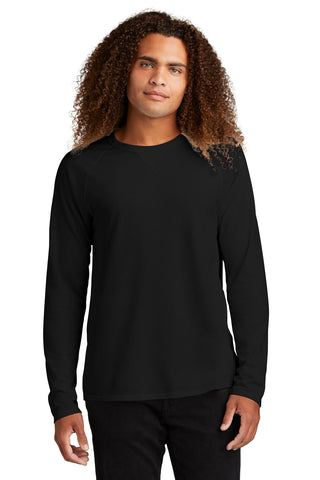 District Featherweight French Terry Long Sleeve Crewneck (Black)