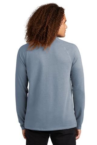 District Featherweight French Terry Long Sleeve Crewneck (Flint Blue Heather)