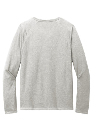 District Featherweight French Terry Long Sleeve Crewneck (Light Heather Grey)