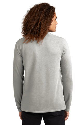 District Featherweight French Terry Long Sleeve Crewneck (Light Heather Grey)