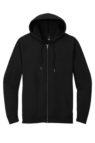 District Featherweight French Terry Full-Zip Hoodie (Black)