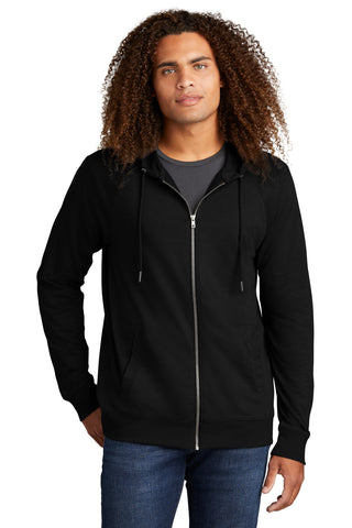 District Featherweight French Terry Full-Zip Hoodie (Black)