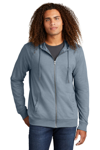 District Featherweight French Terry Full-Zip Hoodie (Flint Blue Heather)
