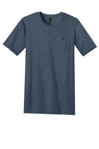 District Very Important Tee with Pocket (Heathered Navy)