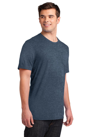 District Very Important Tee with Pocket (Heathered Navy)