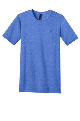 District Very Important Tee with Pocket (Heathered Royal)