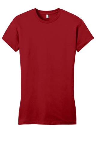 District Women's Fitted Very Important Tee (Classic Red)