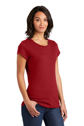 District Women's Fitted Very Important Tee (Classic Red)