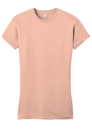 District Women's Fitted Very Important Tee (Dusty Peach)