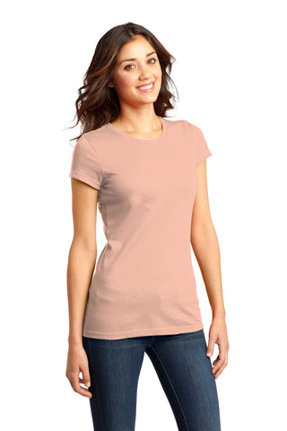 District Women's Fitted Very Important Tee (Dusty Peach)