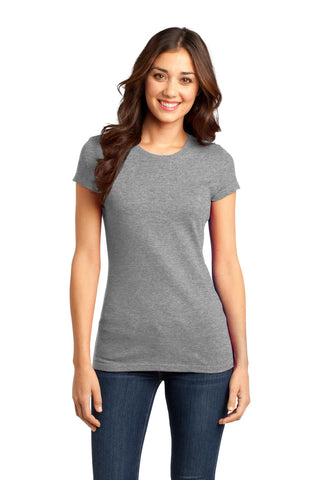 District Women's Fitted Very Important Tee (Grey Frost)