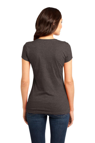 District Women's Fitted Very Important Tee (Heathered Brown)
