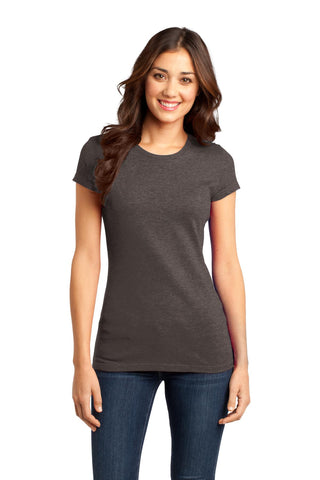 District Women's Fitted Very Important Tee (Heathered Brown)
