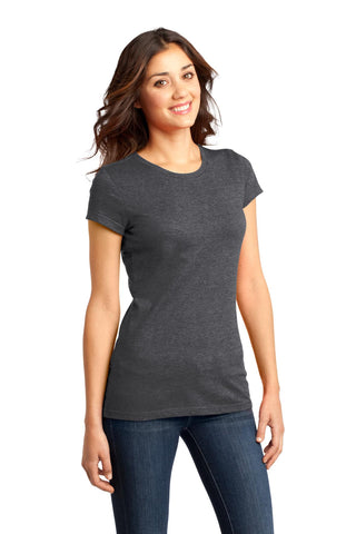 District Women's Fitted Very Important Tee (Heathered Charcoal)