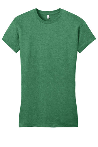 District Women's Fitted Very Important Tee (Heathered Kelly Green)