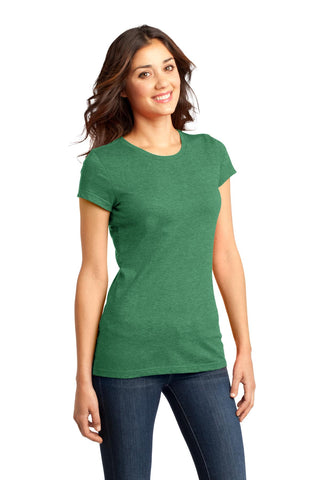 District Women's Fitted Very Important Tee (Heathered Kelly Green)