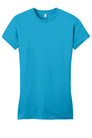 District Women's Fitted Very Important Tee (Light Turquoise)