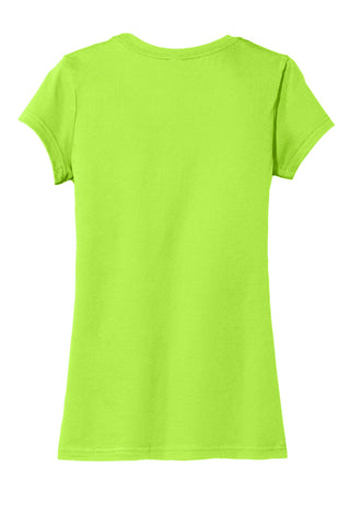 District Women's Fitted Very Important Tee (Lime Shock)