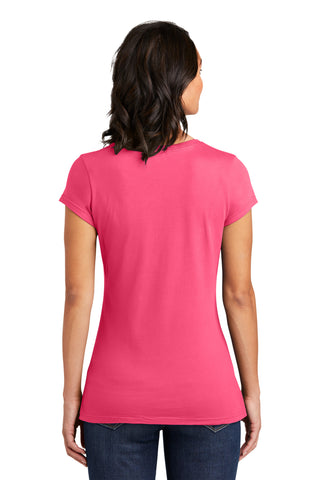 District Women's Fitted Very Important Tee (Neon Pink)