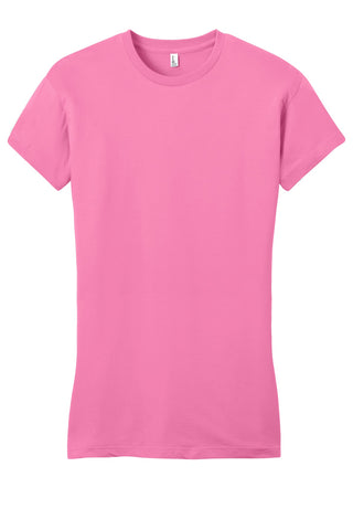 District Women's Fitted Very Important Tee (True Pink)