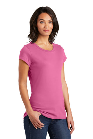 District Women's Fitted Very Important Tee (True Pink)