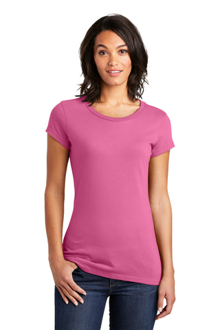 District Women's Fitted Very Important Tee (True Pink)