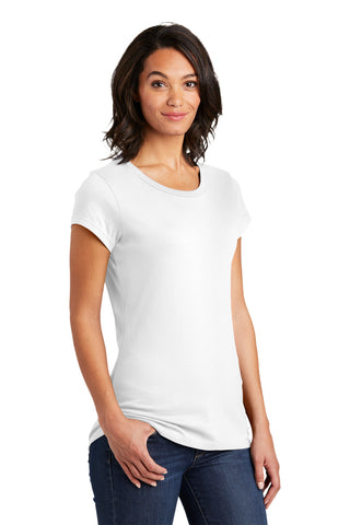 District Women's Fitted Very Important Tee (White)