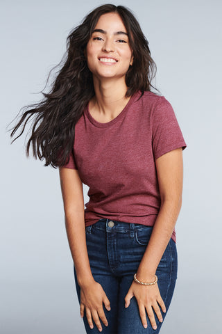 District Women's Very Important Tee (Heathered Cardinal)