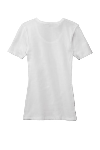 District Women's V.I.T.Rib Scoop Neck Tee (White)