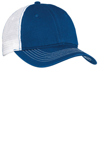 District Mesh Back Cap (Royal/ White)