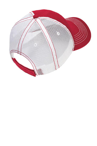 District Mesh Back Cap (Red/ White)