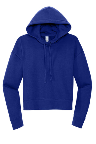 District Women's V.I.T. Fleece Hoodie (Deep Royal)