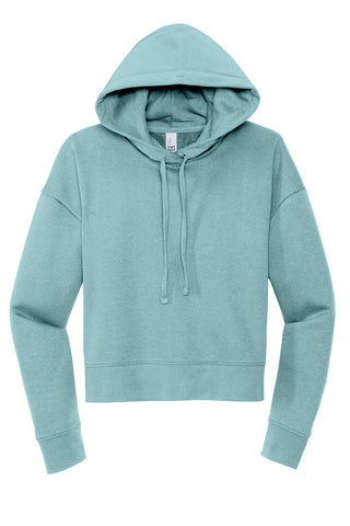 District Women's V.I.T. Fleece Hoodie (Eucalyptus Blue)