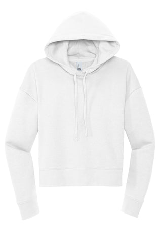 District Women's V.I.T. Fleece Hoodie (White)