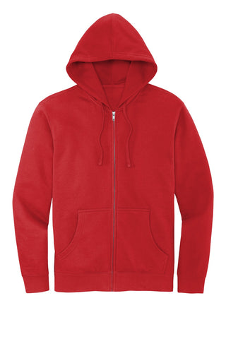 District V.I.T.Fleece Full-Zip Hoodie (Classic Red)