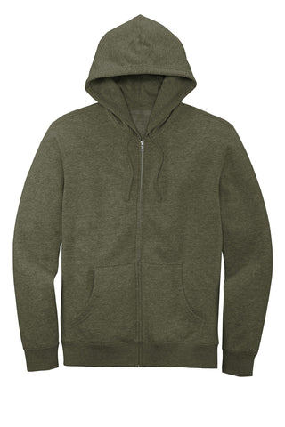 District V.I.T.Fleece Full-Zip Hoodie (Heathered Olive)