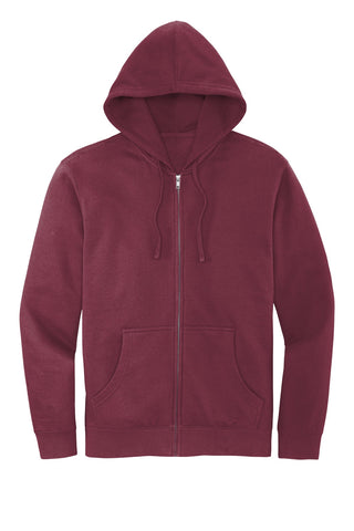 District V.I.T.Fleece Full-Zip Hoodie (Plum)