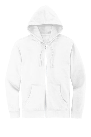 District V.I.T.Fleece Full-Zip Hoodie (White)