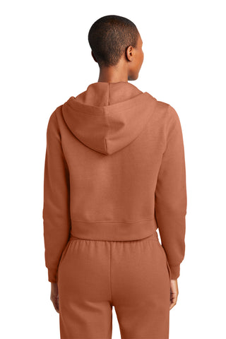 District Women's V.I.T. Fleece Full-Zip Hoodie (Desert Rose)