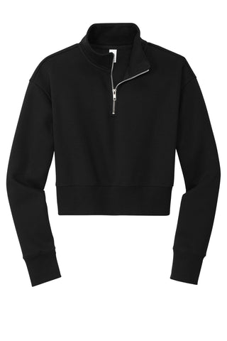 District Women's V.I.T. Fleece 1/2-Zip (Black)