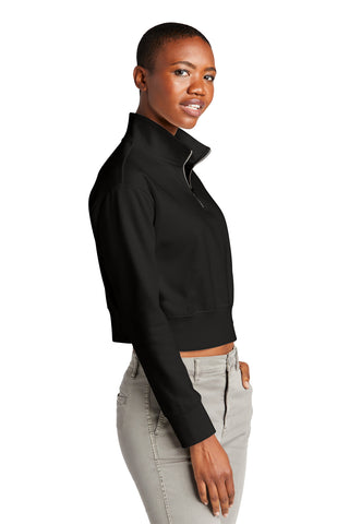 District Women's V.I.T. Fleece 1/2-Zip (Black)