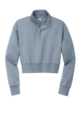 District Women's V.I.T. Fleece 1/2-Zip (Flint Blue Heather)